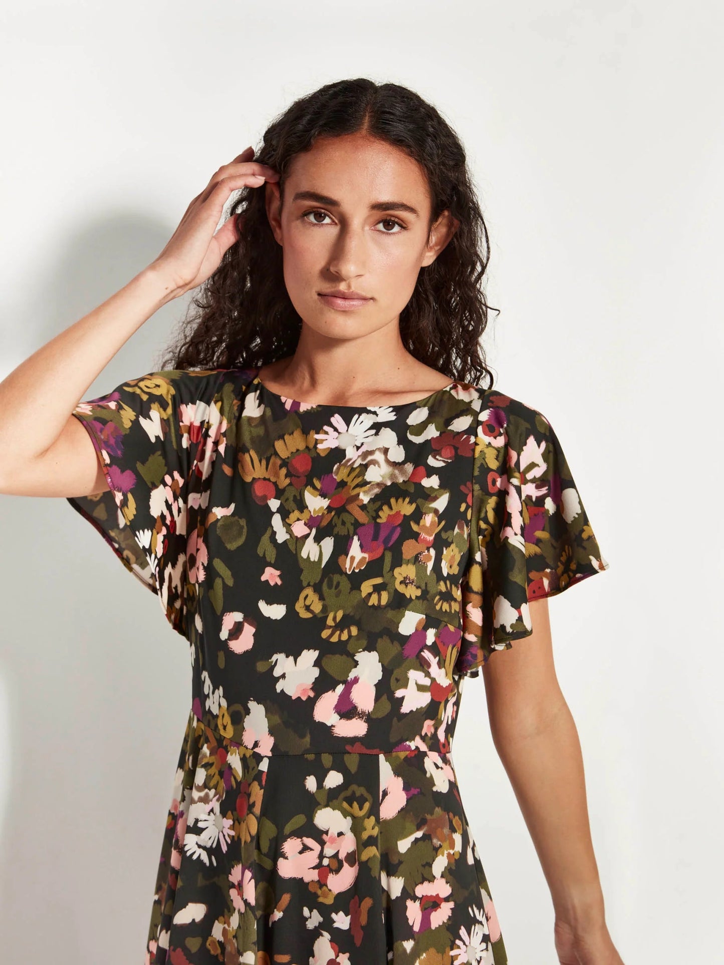 Juliette Hogan | Boston Dress (Buttercup Floral Crepe) | Happy Hour | Palm Boutique