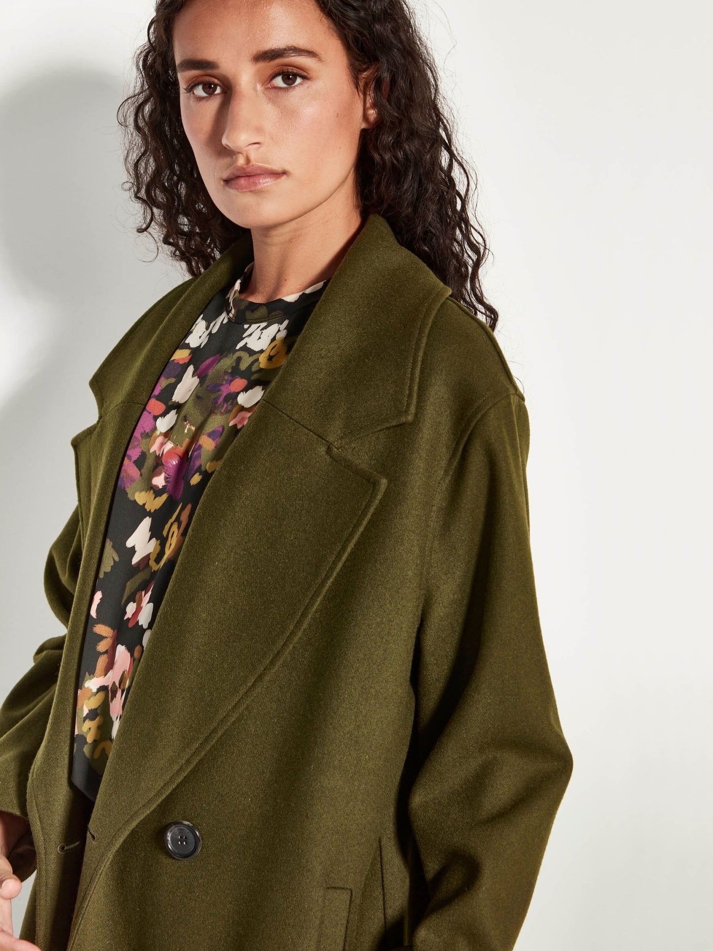 Juliette Hogan | Cassia Coat | (Wool Melton) Reed | Palm Boutique