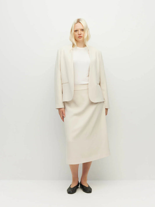 Juliette Hogan | Chicago Blazer | Milk Foundation Suiting | Palm Boutique