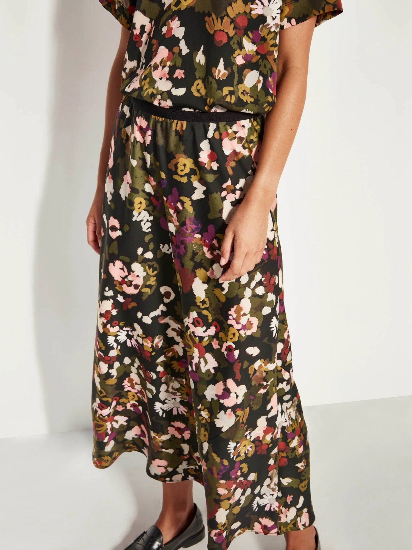 Juliette Hogan | Em Skirt | (Buttercup Floral Crepe) | Happy Hour | Palm Boutique