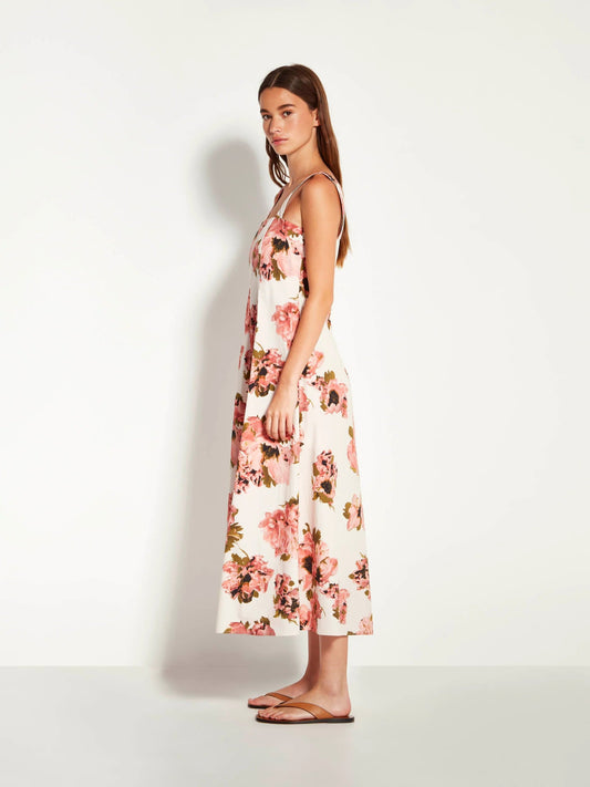 Juliette Hogan | Emile Dress ( Ruffled Tulips Cotton) | Glow | Palm Boutique