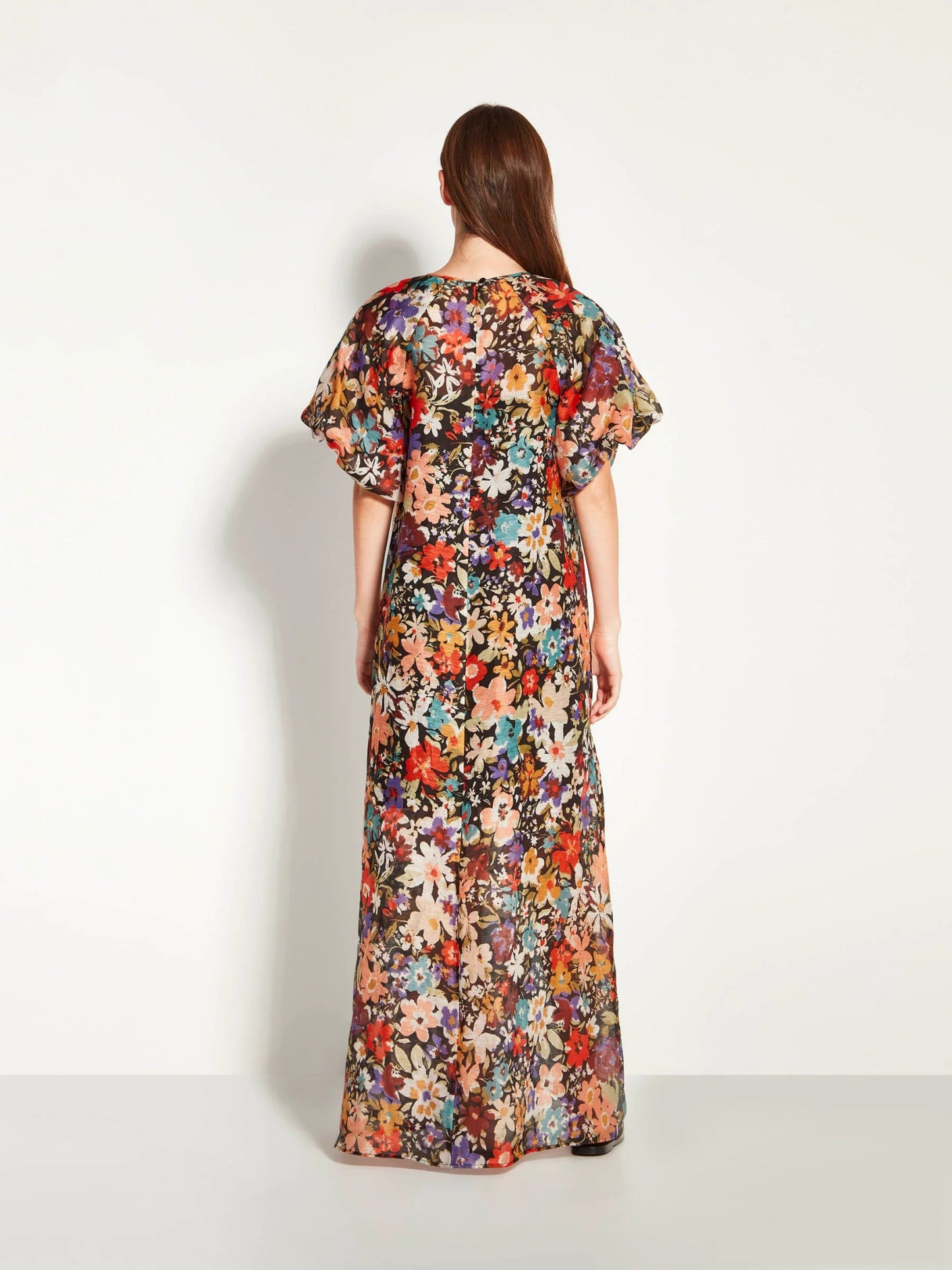 Juliette Hogan | Emmy Dress (Petal Parade Linen Silk) | Ember | Palm Boutique