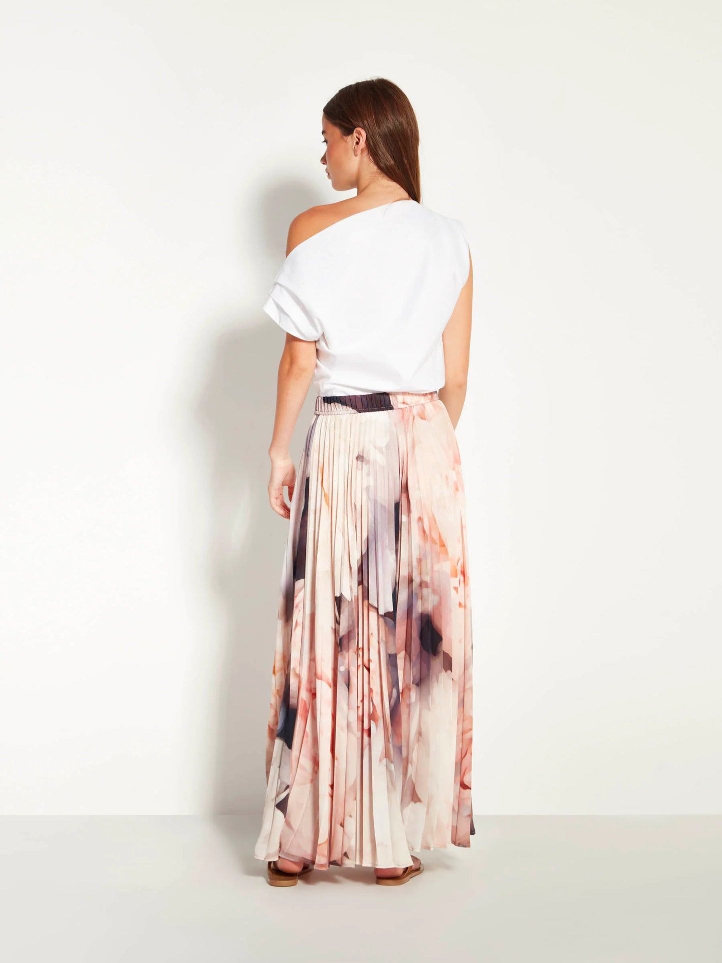 Juliette Hogan | Evelyn Pleat Skirt | (Bloom Crepe) Bouquet | Palm Boutique