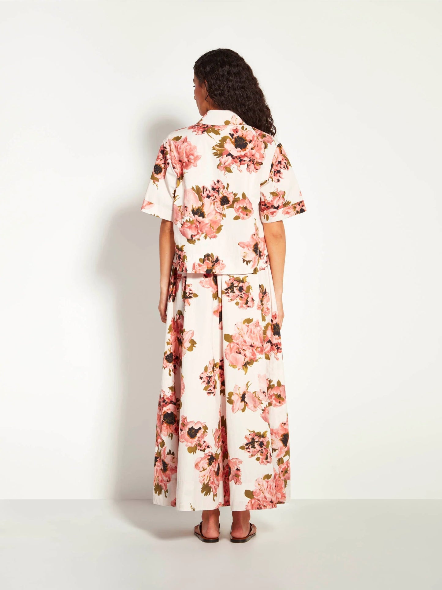 Juliette Hogan | Everly Shirt (Ruffled Tulips Cotton) | Glow | Palm Boutique