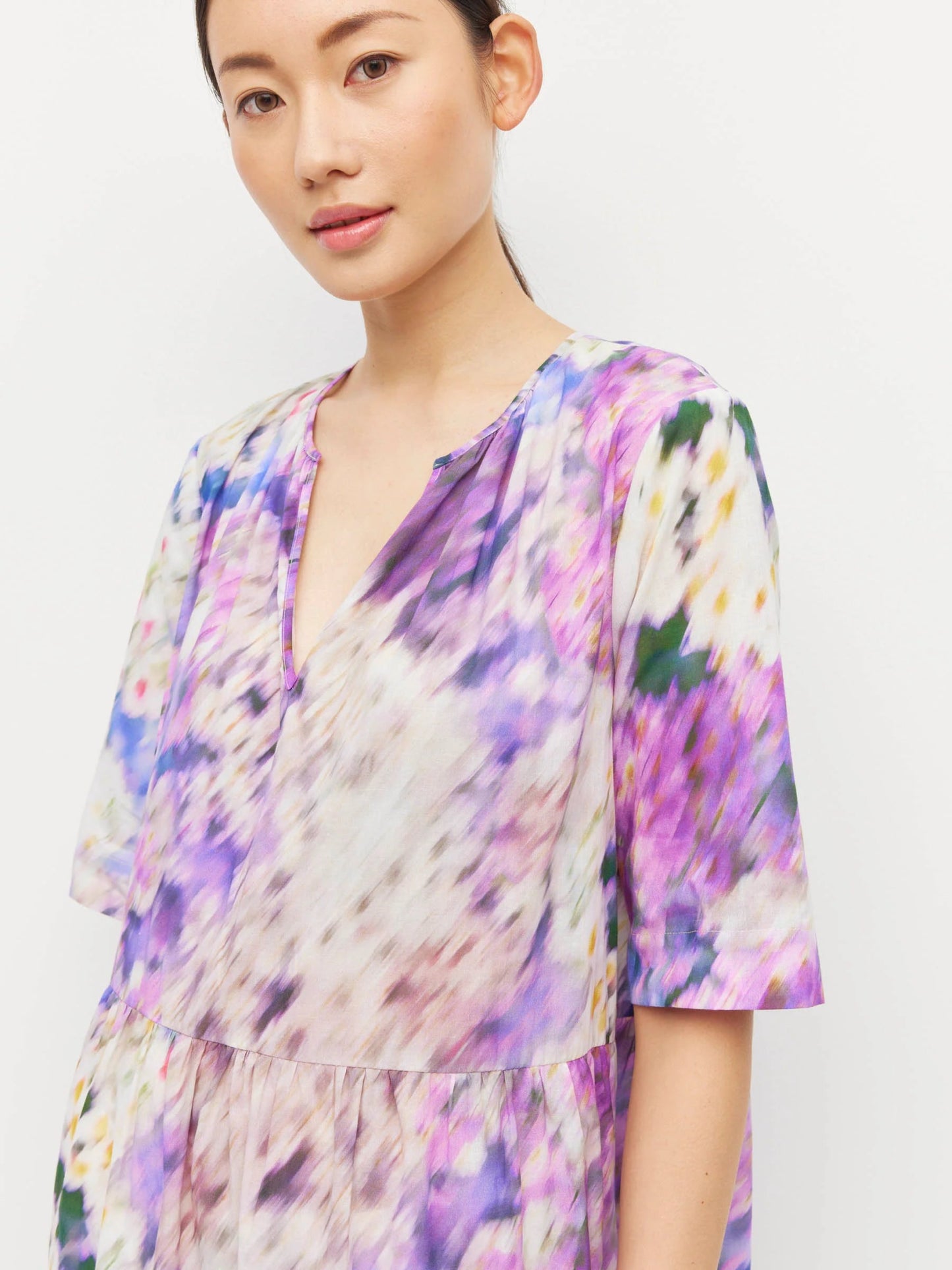Juliette Hogan | Field Tunic (lavender mist cotton) | Aster | Palm Boutique