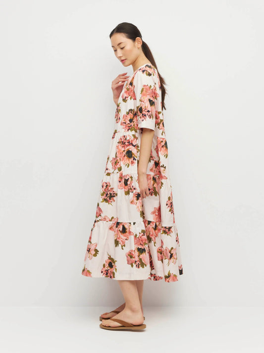 Juliette Hogan | Forever Tunic ( Ruffled Tulips Cotton) | Glow | Palm Boutique