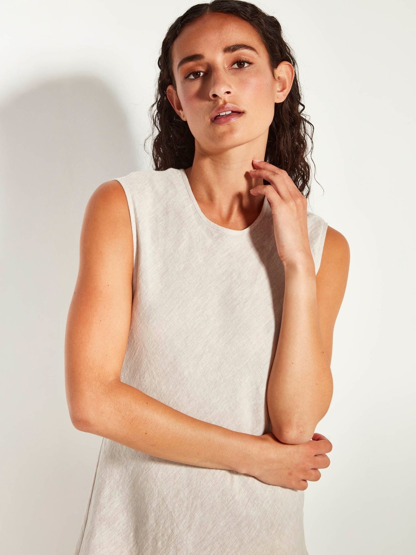 Juliette Hogan | Fran Dress (Vintage Linen) | Natural | Palm Boutique