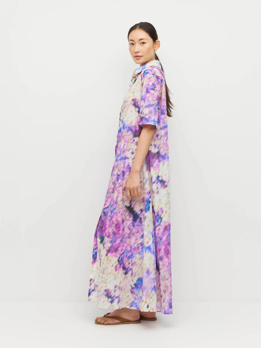 Juliette Hogan | Isle Shirtdress (lavender mist cotton) | Aster | Palm Boutique