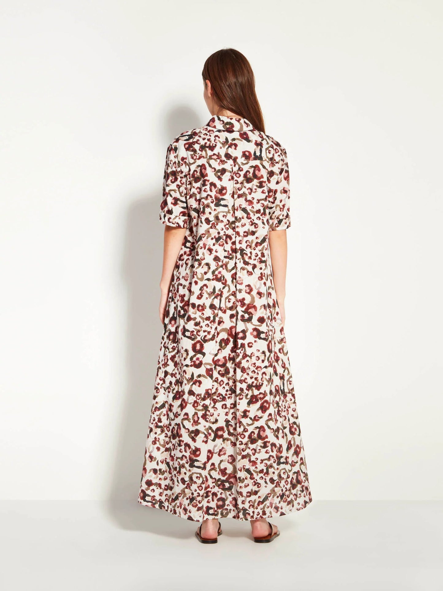 Juliette Hogan | Isle Shirtdress | (Leo Cotton) Savanna | Palm Boutique