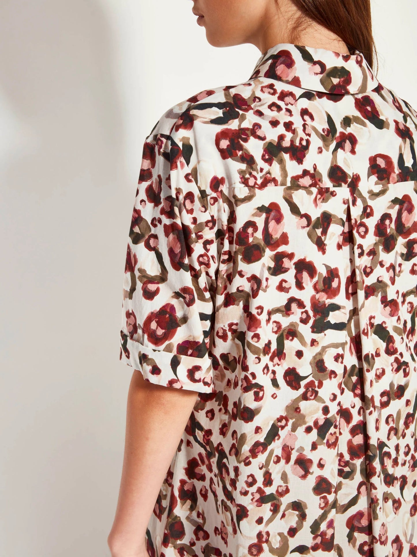 Juliette Hogan | Isle Shirtdress | (Leo Cotton) Savanna | Palm Boutique