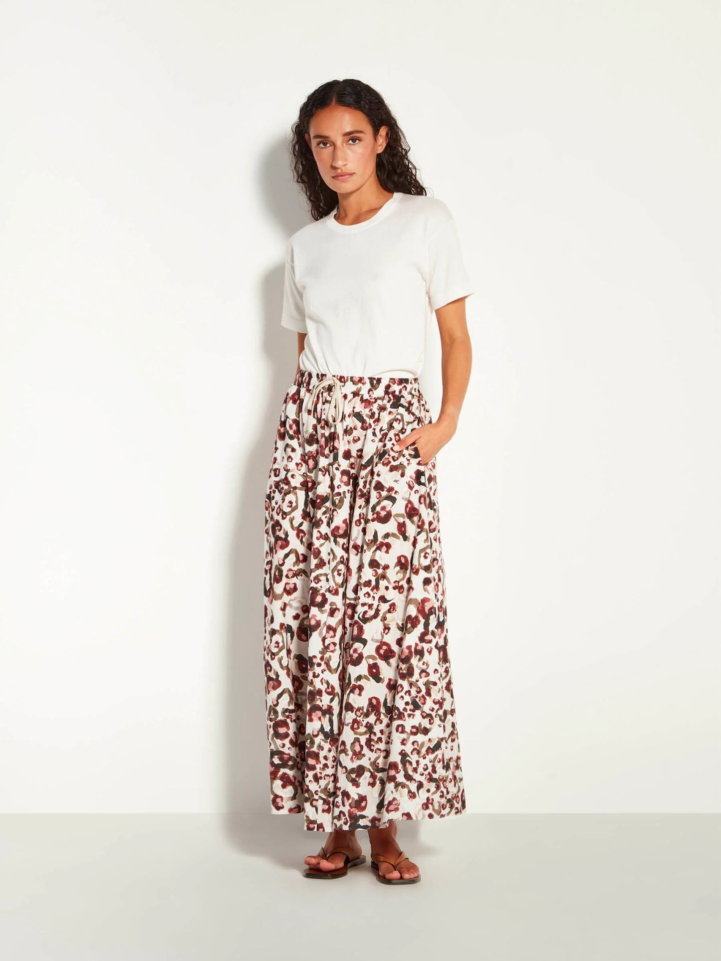 Juliette Hogan | Kev Skirt | (Leo Cotton) Savanna | Palm Boutique