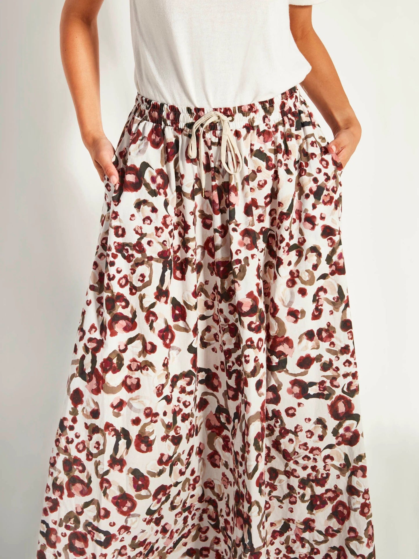 Juliette Hogan | Kev Skirt | (Leo Cotton) Savanna | Palm Boutique
