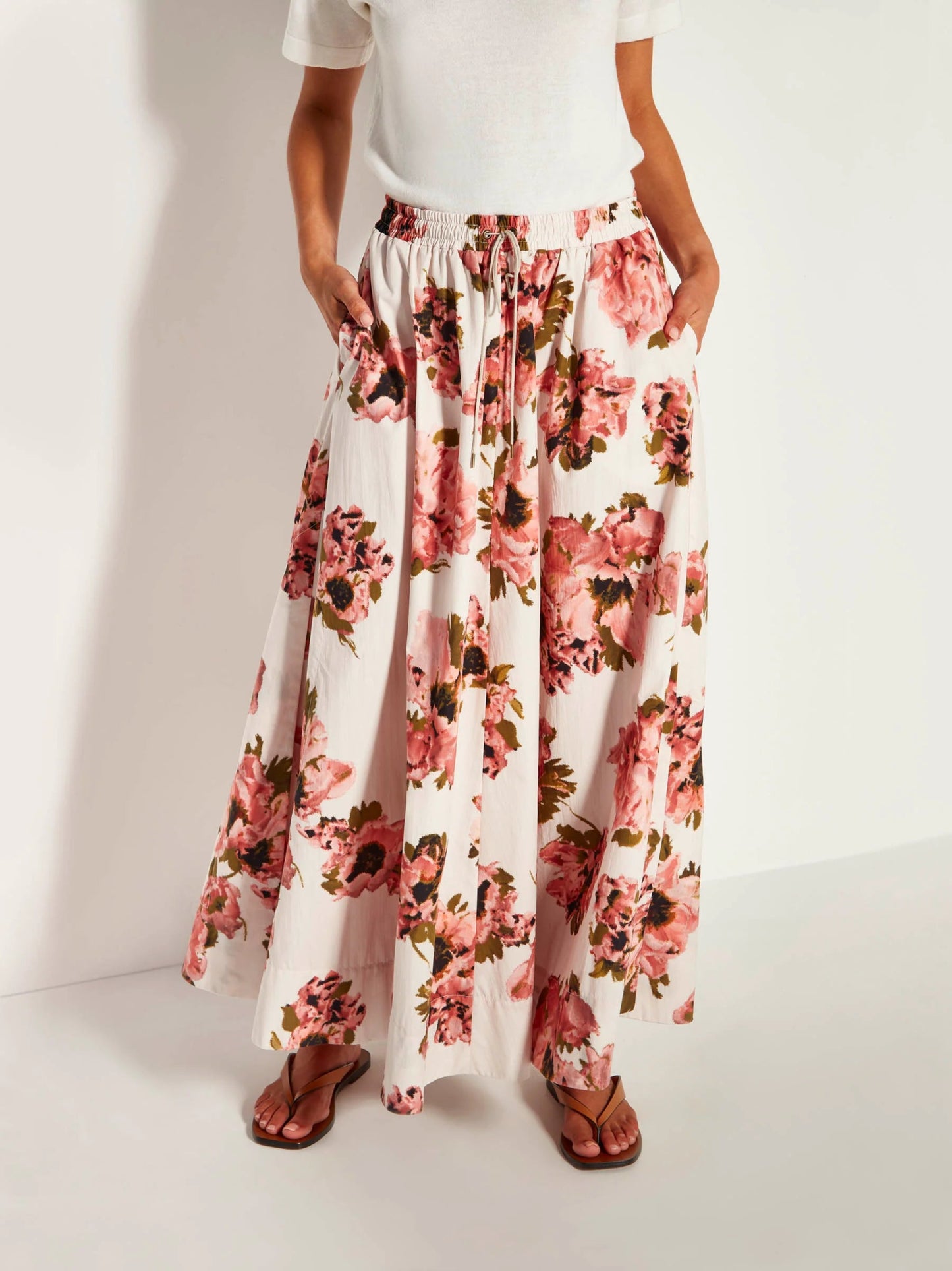 Juliette Hogan | Kev Skirt (Ruffled Tulips Cotton) | Glow | Palm Boutique