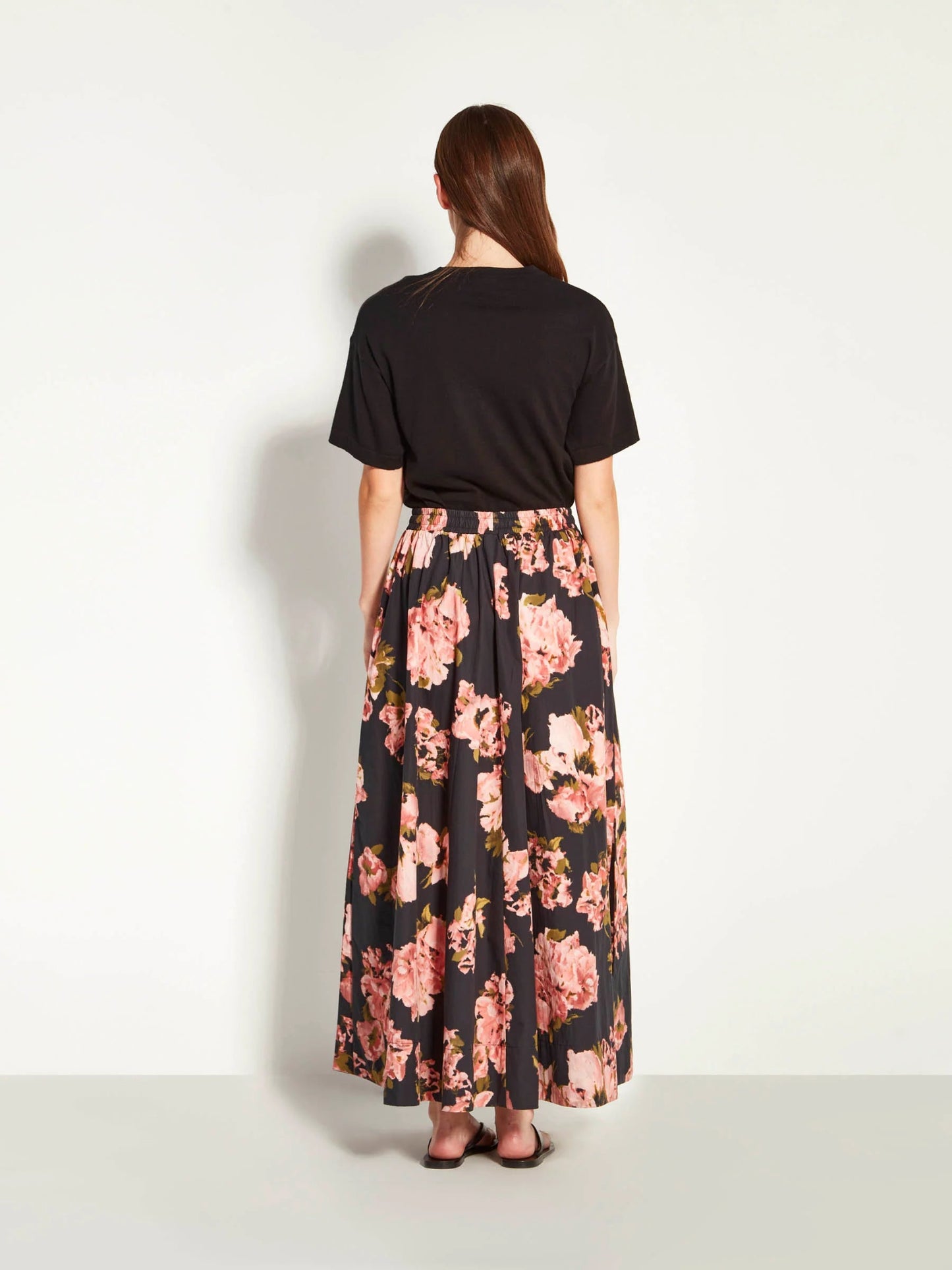 Juliette Hogan | Kev Skirt (Ruffled Tulips Cotton) | Shadow | Palm Boutique