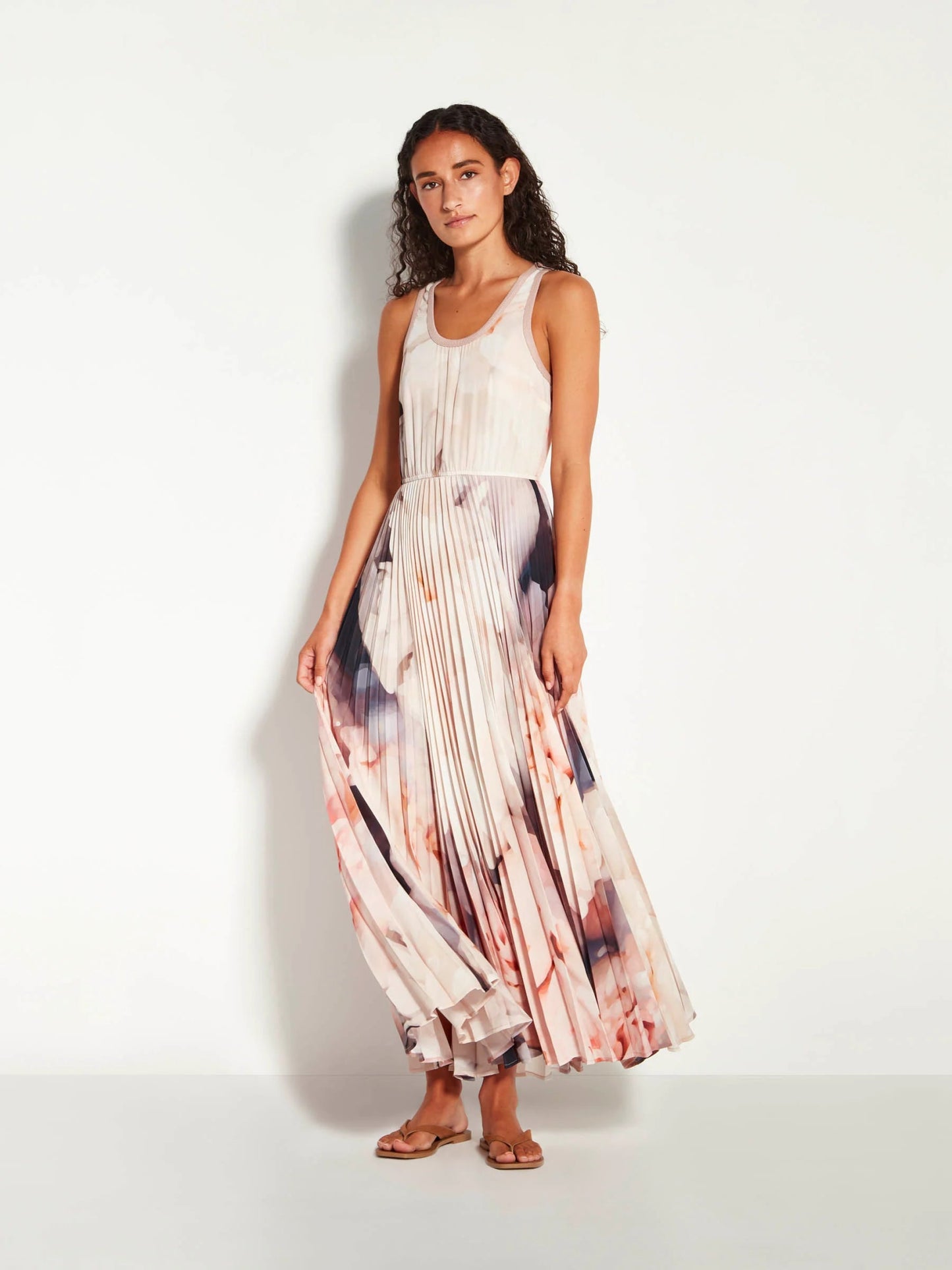 Juliette Hogan | Lillian Pleat Dress | (Bloom Crepe) Bouquet | Palm Boutique