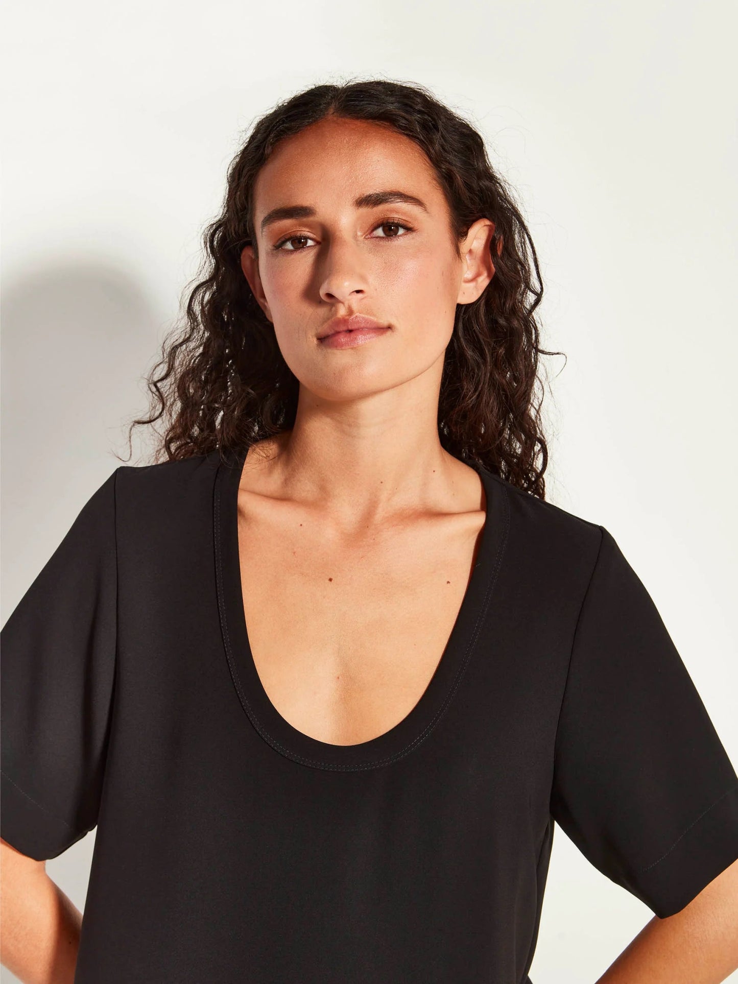 Juliette Hogan | Lynette Dress (Luxe Suiting) | Black | Palm Boutique