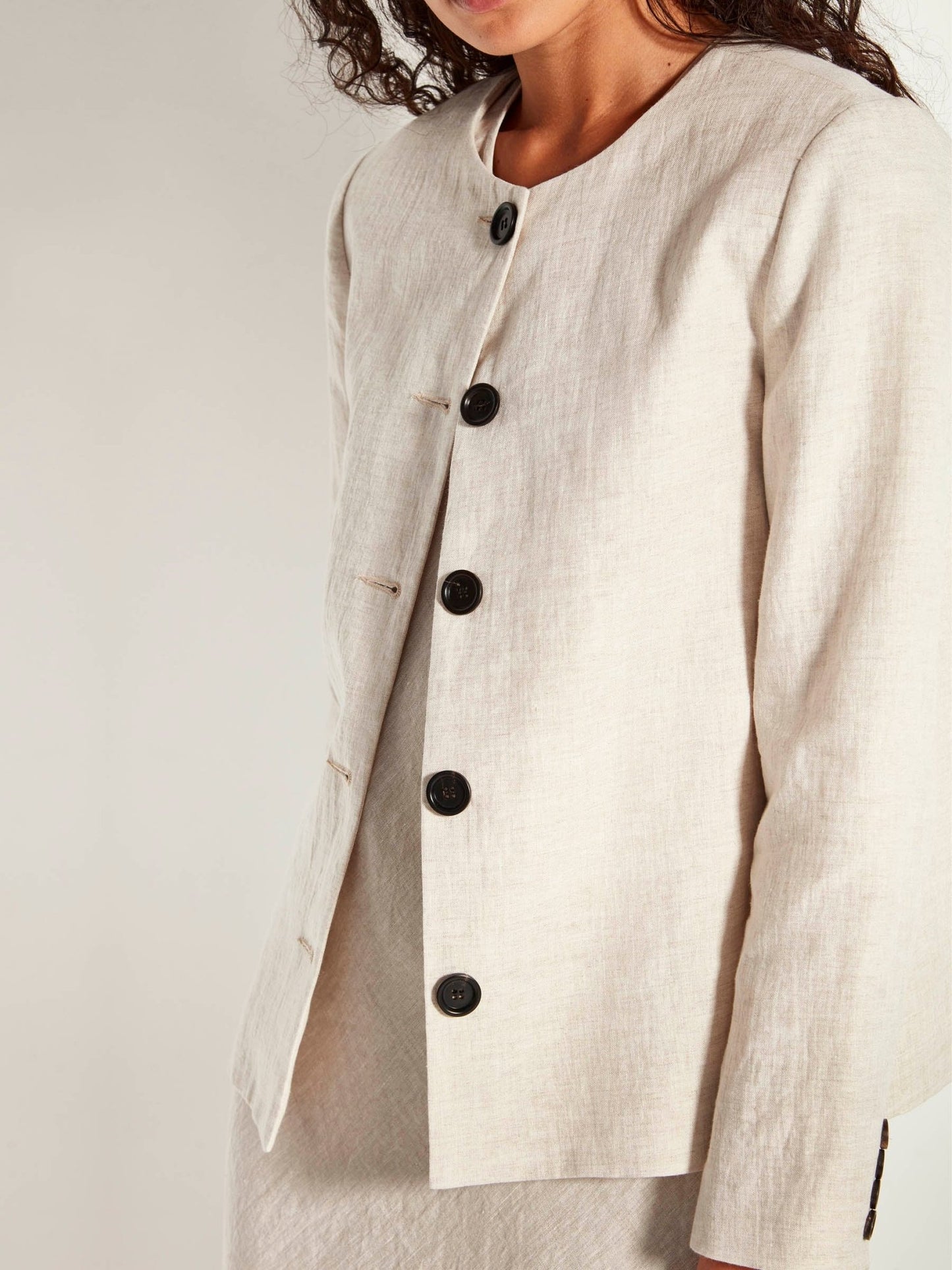 Juliette Hogan | Mimi Jacket (Vintage Linen) | Natural | Palm Boutique