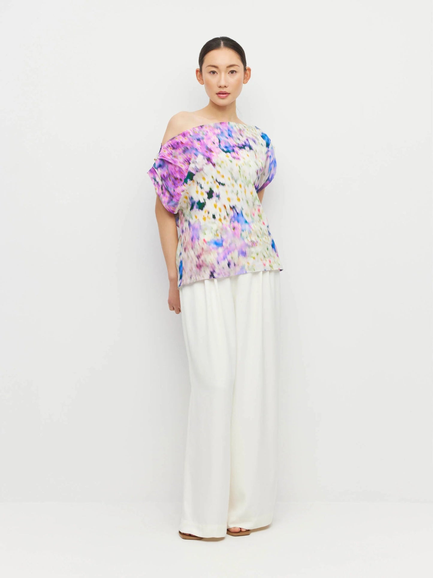 Juliette Hogan | Monaco Top (lavender mist silk CDC) | Aster | Palm Boutique