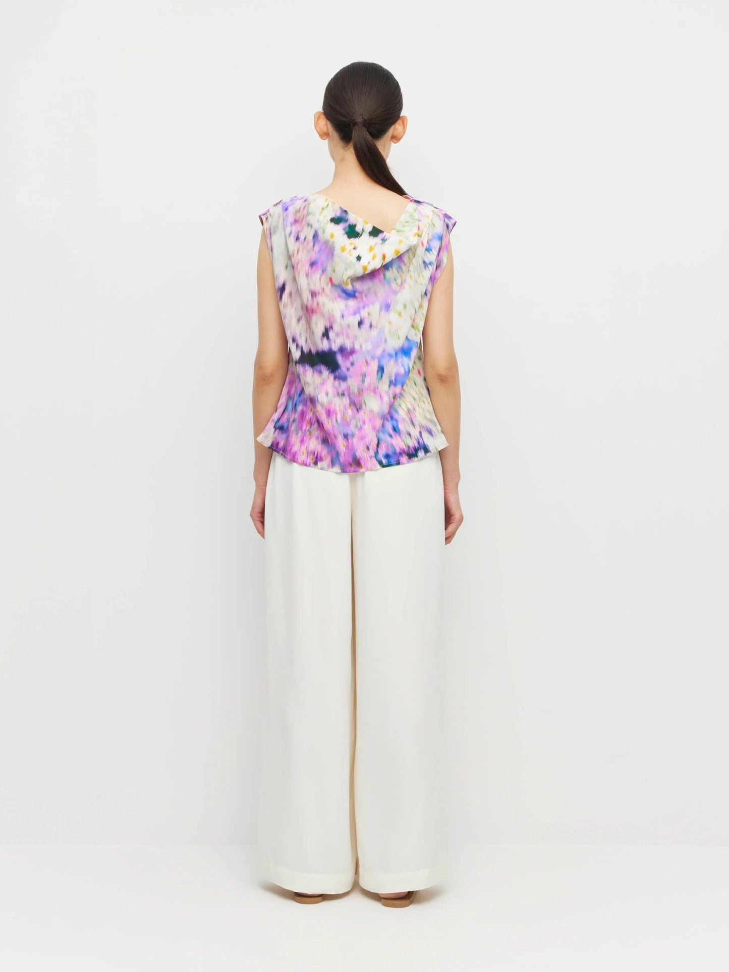 Juliette Hogan | Monaco Top (lavender mist silk CDC) | Aster | Palm Boutique