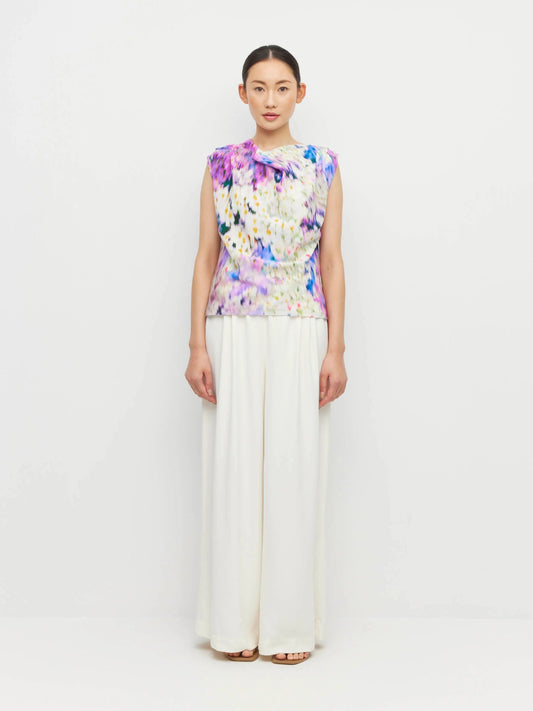 Juliette Hogan | Monaco Top (lavender mist silk CDC) | Aster | Palm Boutique