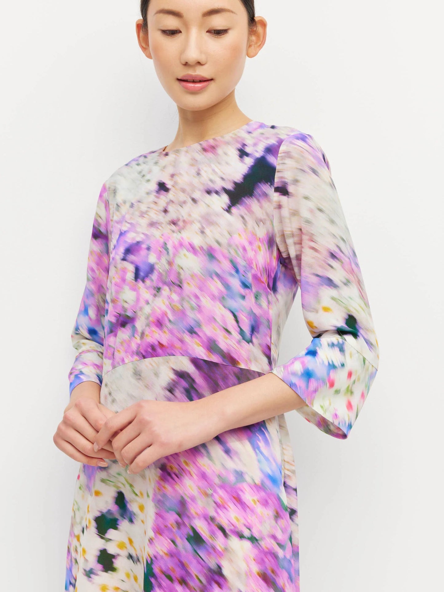 Juliette Hogan | Rosie Dress (lavender mist silk CDC) | Aster | Palm Boutique