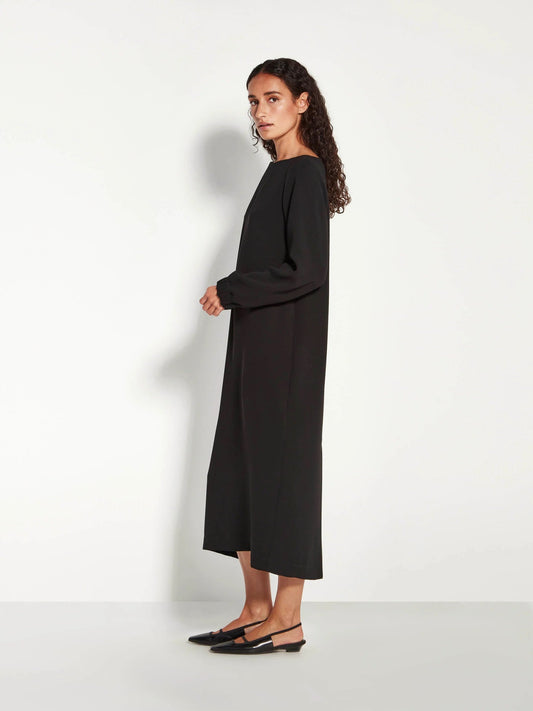 Juliette Hogan | Takara Dress (Luxe Suiting) Black | Palm Boutique