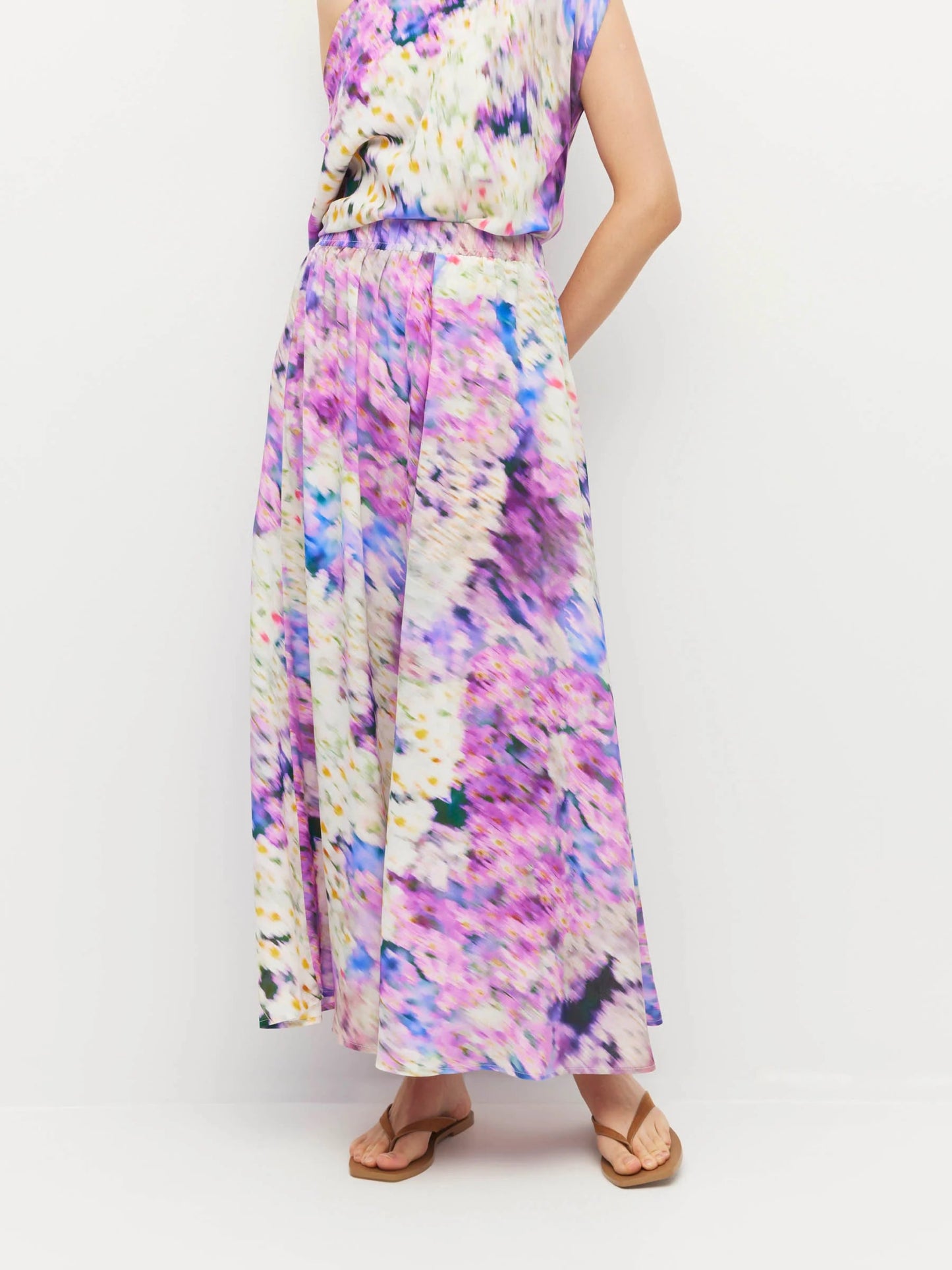 Juliette Hogan | Vicky Skirt (lavender mist silk CDC) | Aster | Palm Boutique