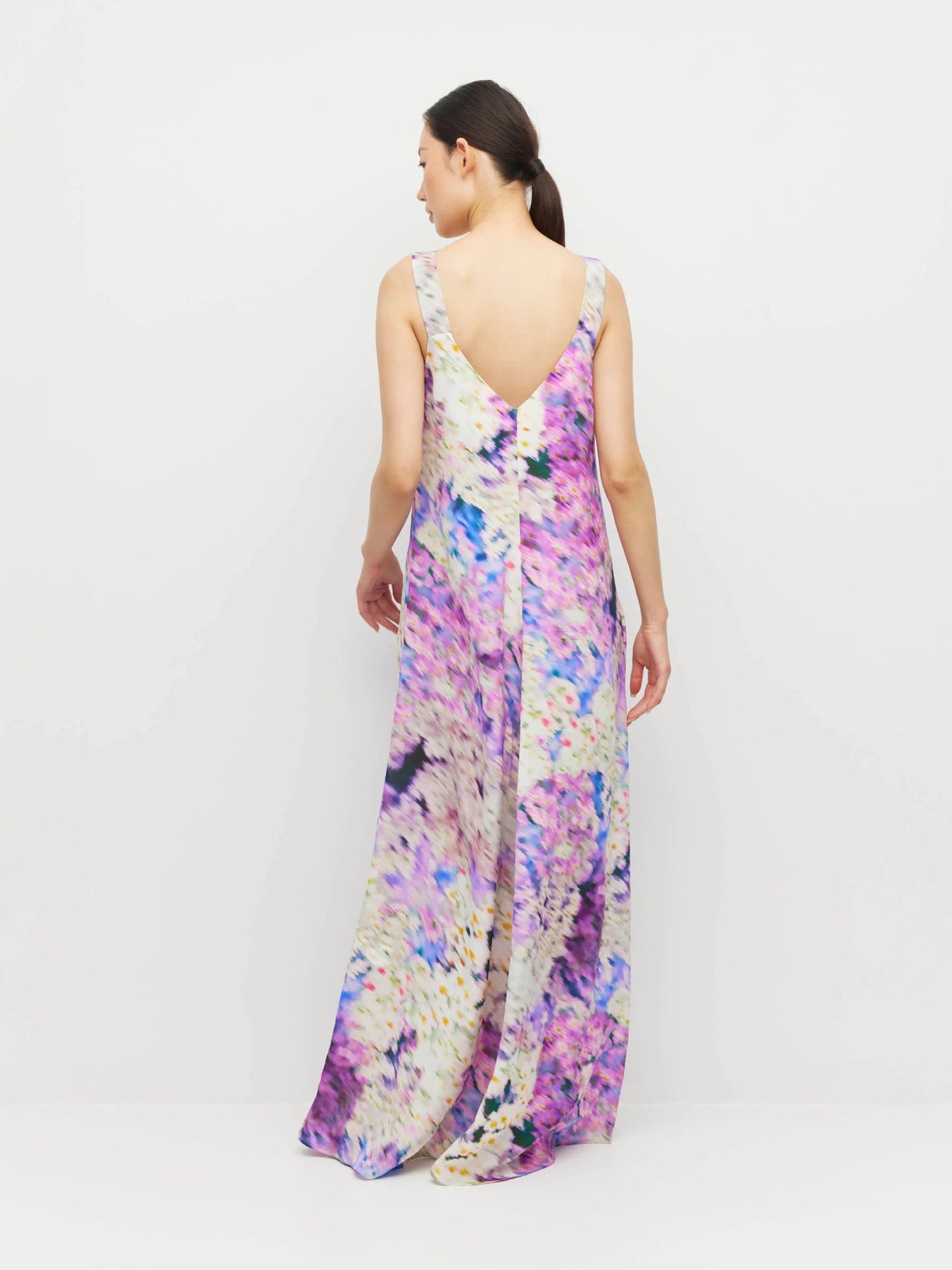 Juliette Hogan | Violetta Dress (lavender mist silk CDC) | Aster | Palm Boutique