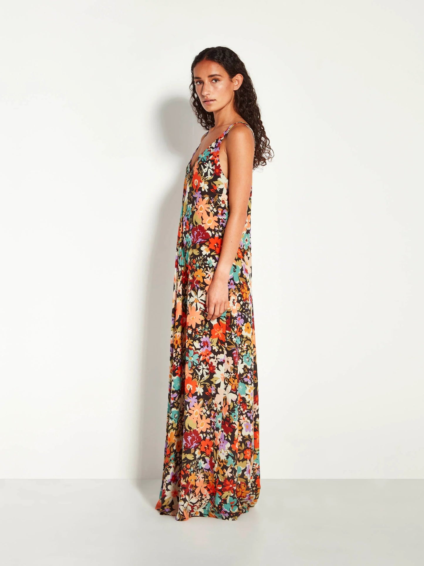 Juliette Hogan | Violetta Dress (Petal Parade Silk CDC) | Ember | Palm Boutique
