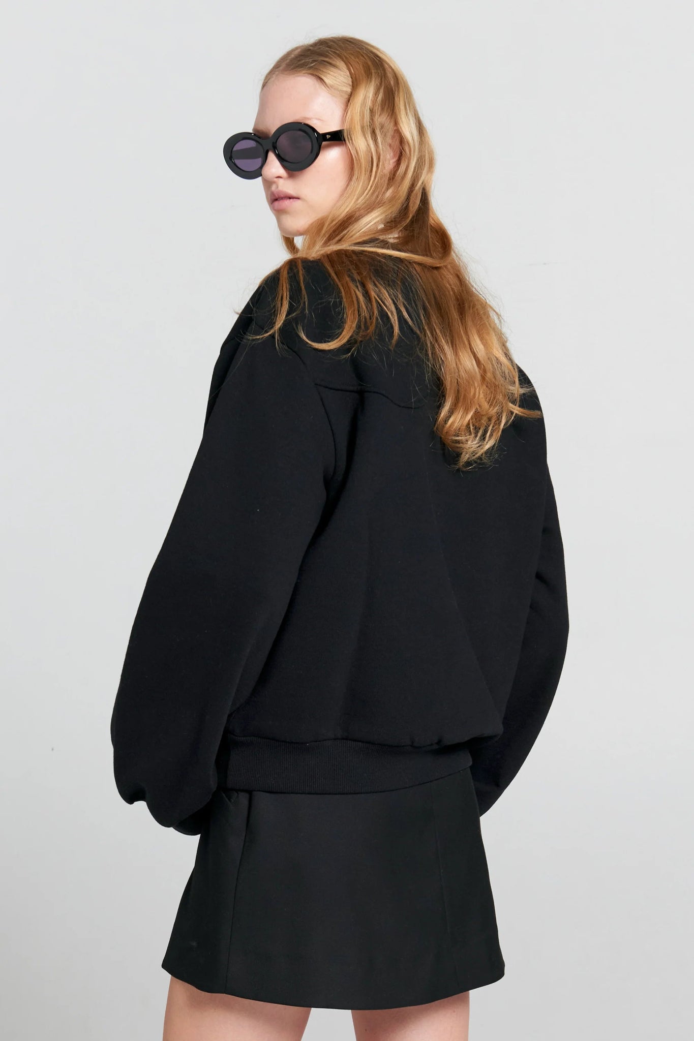 Karen Walker | Broken Pearls Crewneck Sweatshirt | Black | Palm Boutique