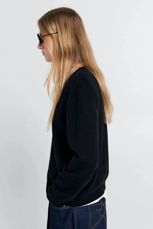 Karen Walker | Elodie Cardigan | Black | Palm Boutique