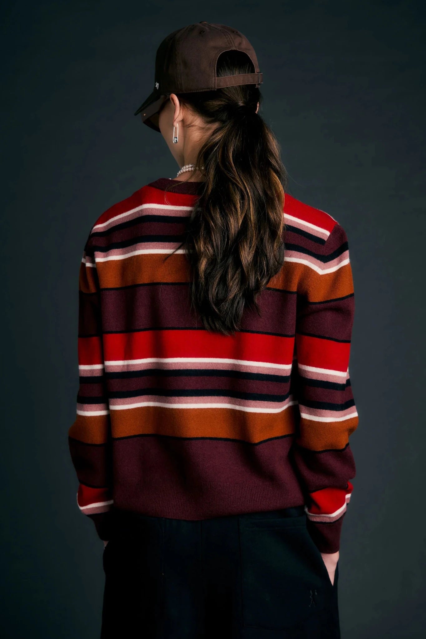 Karen Walker | Elodie Cardigan | Poppy Stripe | Palm Boutique