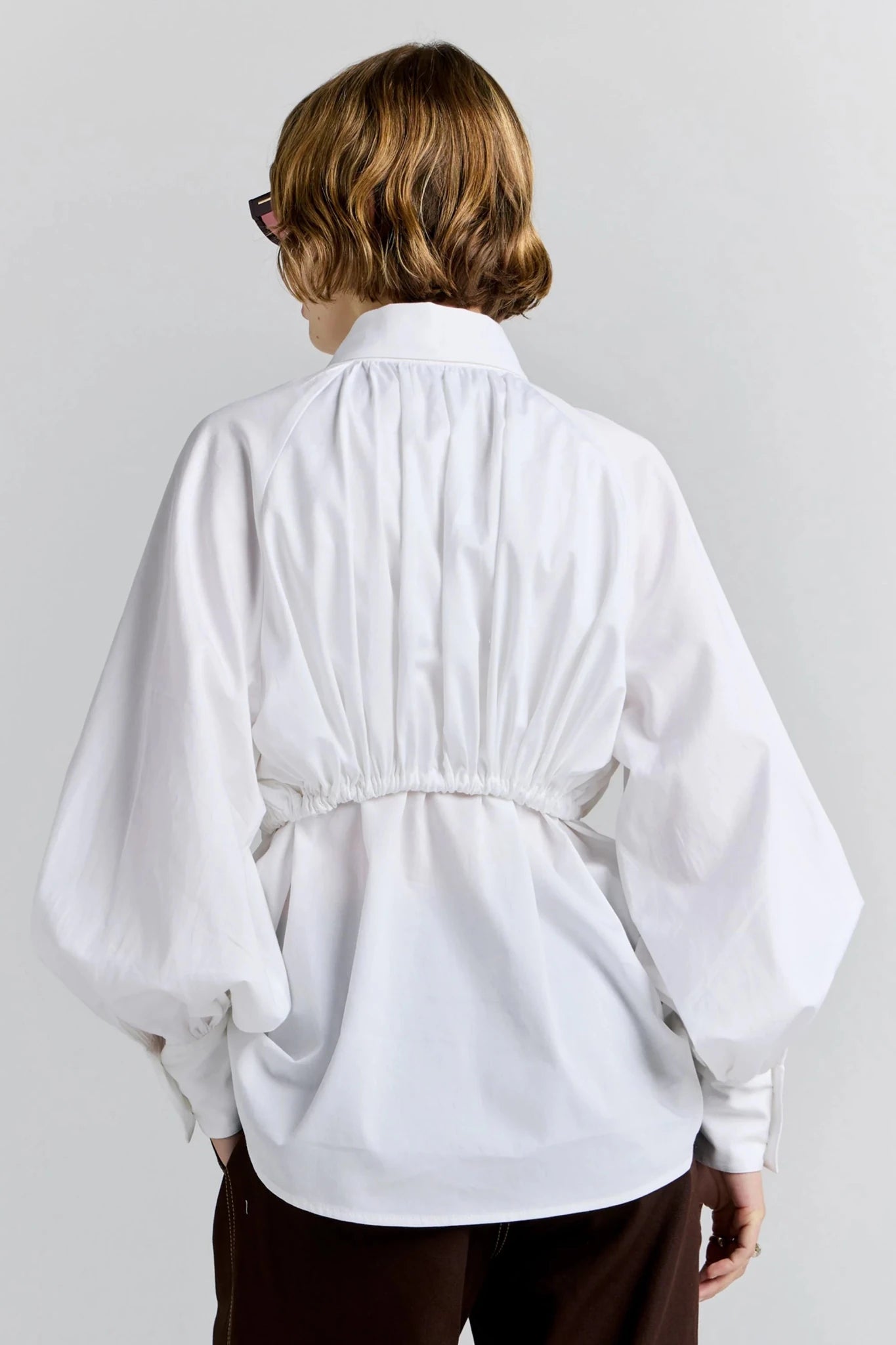 Karen Walker | Gale Force Shirt | White | Palm Boutique