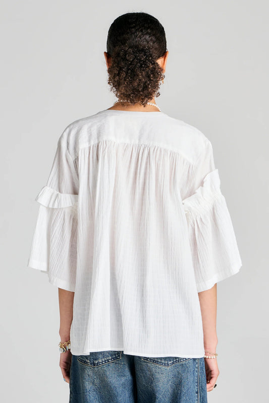 Karen Walker | Glade Shirt | Off White | Palm Boutique
