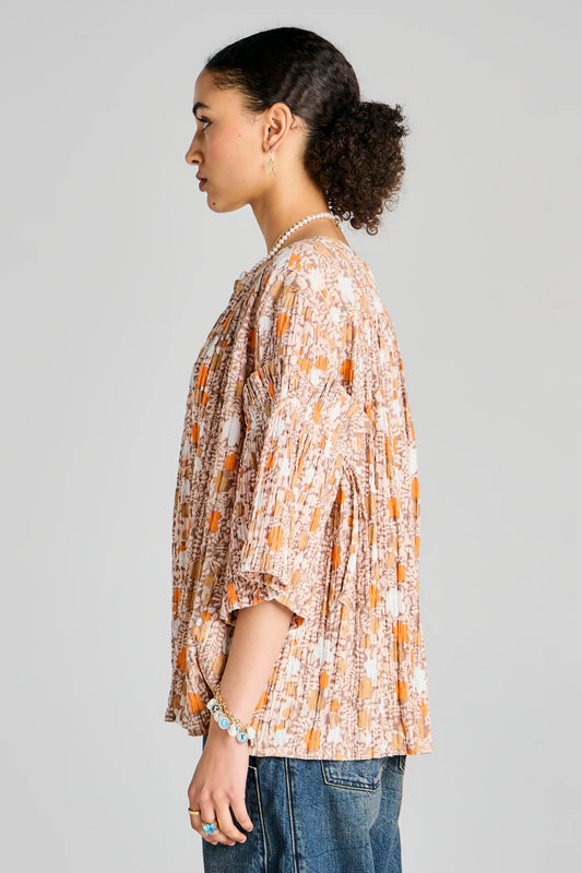 Karen Walker | Glade Shirt | Pink Multi | Palm Boutique