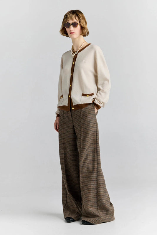 Karen Walker | HIghland Trousers | Brown Multi | Palm Boutique