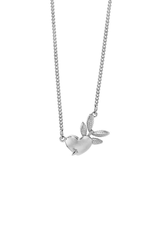 Karen Walker Jewellery | Pixie Heart Necklace 45cm | Silver | Palm Boutique