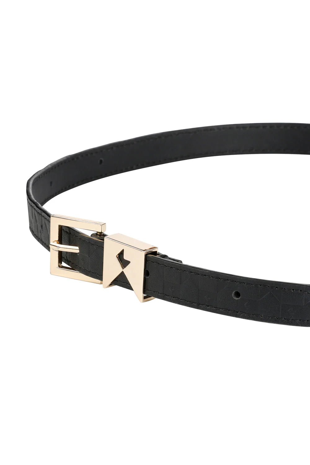 Karen Walker | Monogram Keeper Belt | Black | Palm Boutique