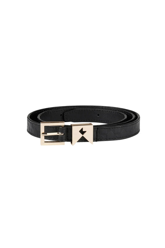 Karen Walker | Monogram Keeper Belt | Black | Palm Boutique