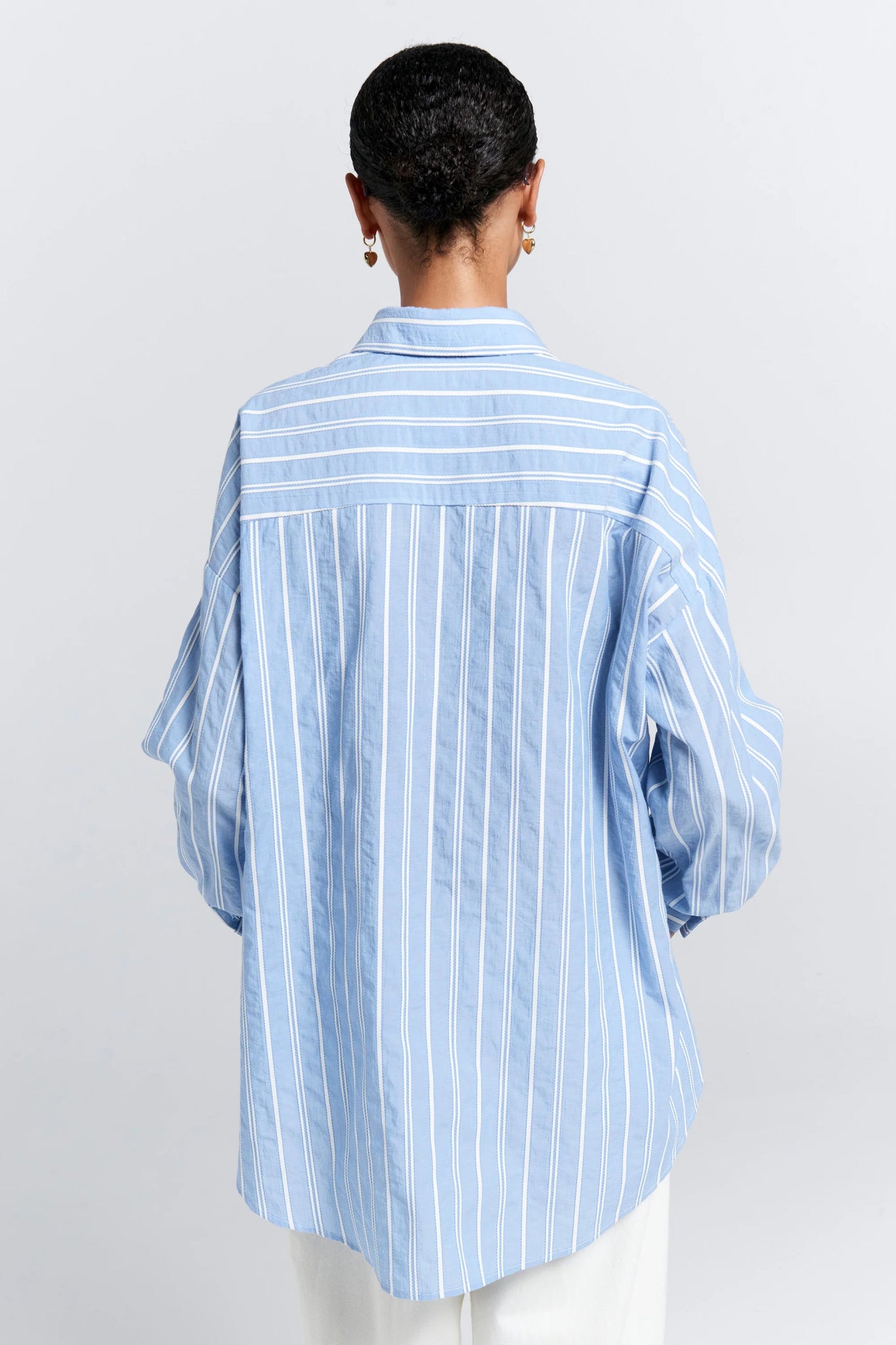 Karen Walker | Oversized Walker Shirt | Blue | Palm Boutique