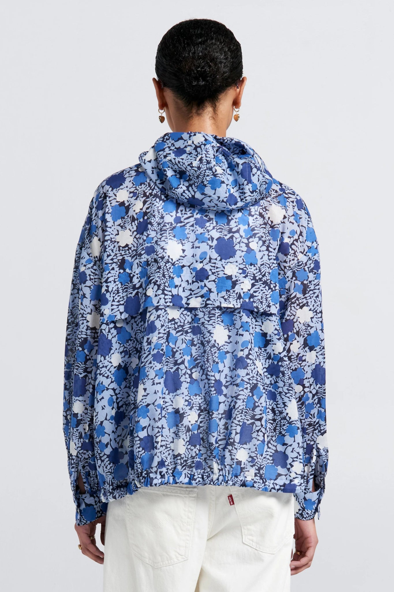 Karen Walker | Perfect Day Beach Hoodie | Blue Multi | Palm Boutique