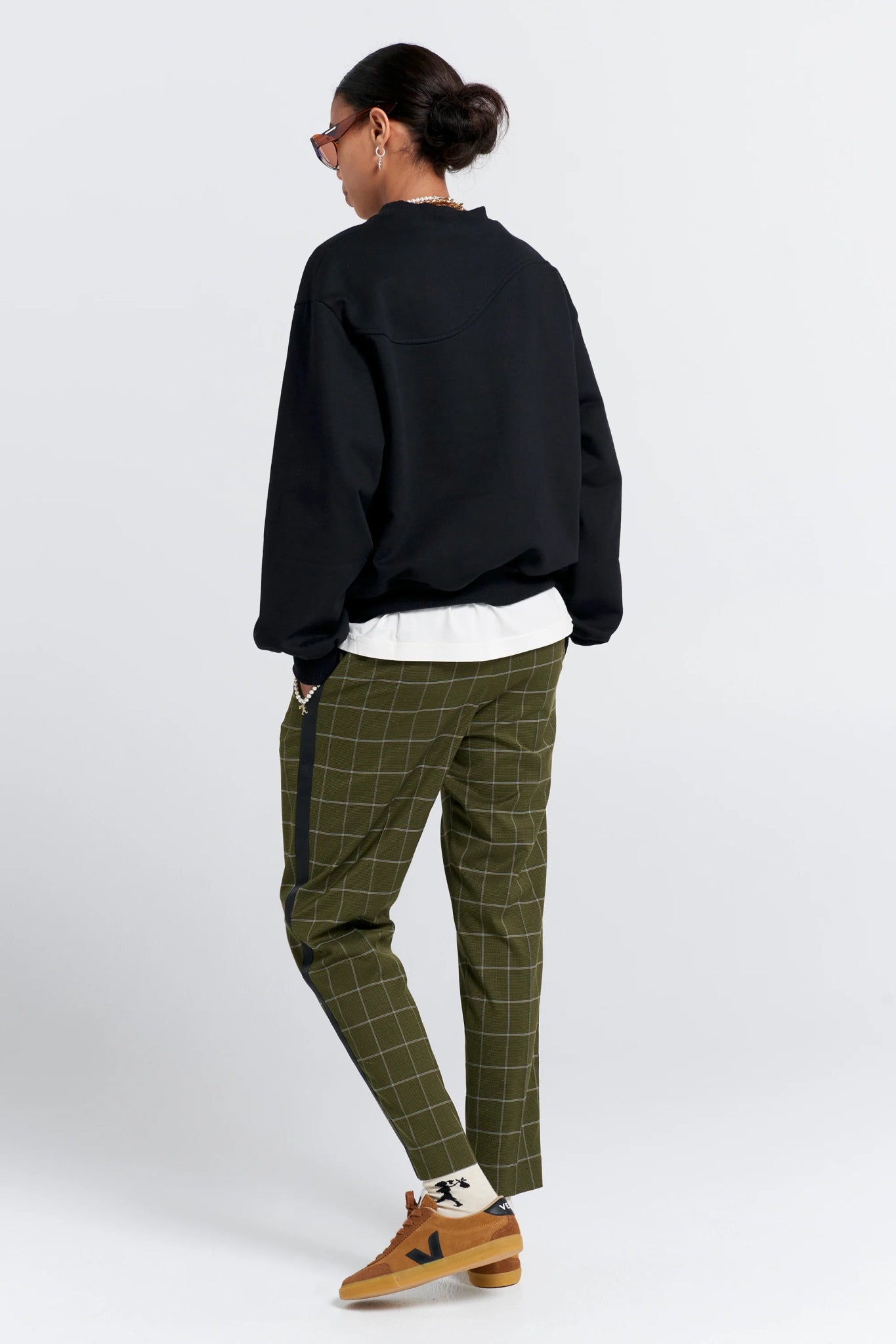 Karen Walker | Promenade Trousers | Khaki Green | Palm Boutique