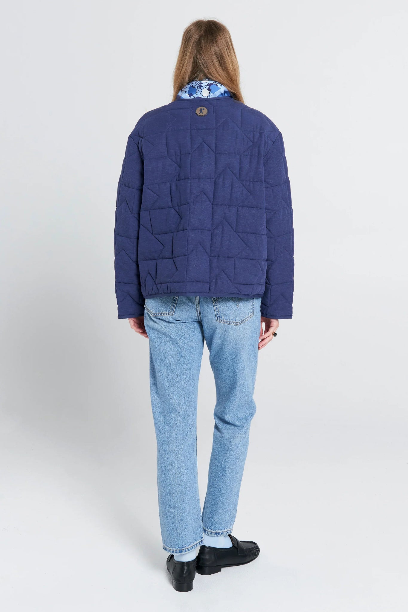 Karen Walker | Quilted Drift Jacket | Navy | Palm Boutique