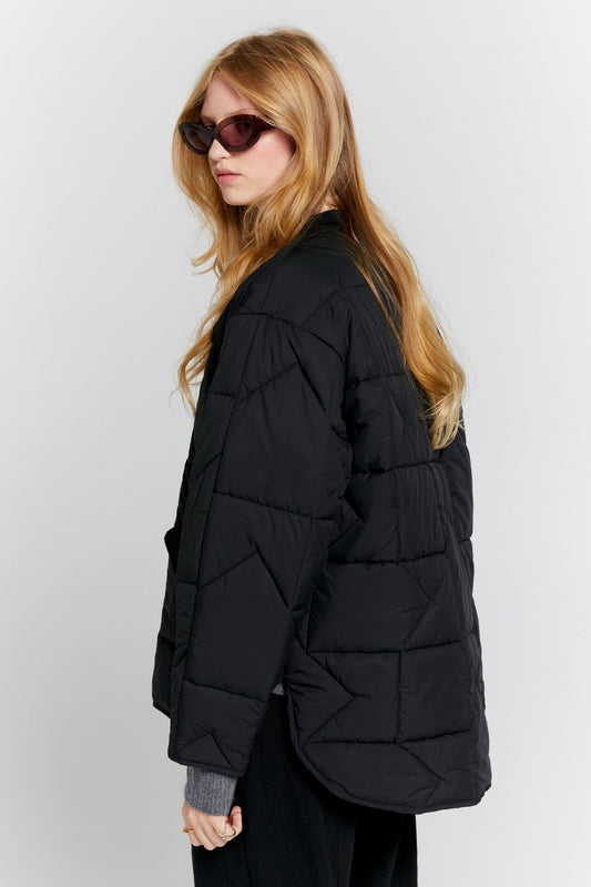 Karen Walker | Quilted Monogram Jacket | Black | Palm Boutique