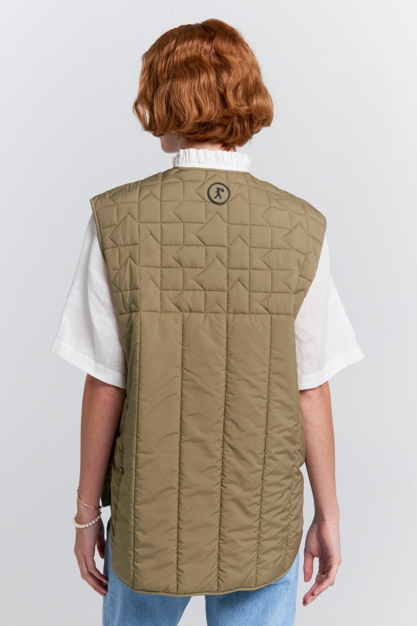 Karen Walker | Quilted Voyager Vest | Herb Green | Palm Boutique