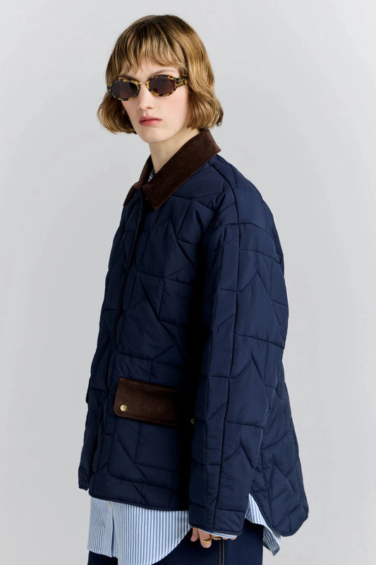 Karen Walker | Ridge Jacket | Navy | Palm Boutique