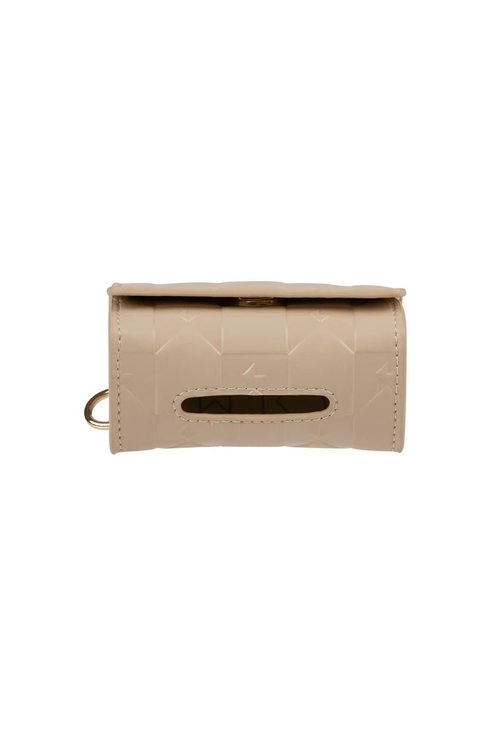 Karen Walker | Runaway Woven Dog Leash & Bag Holder | Macadamia/Chestnut | Palm Boutique