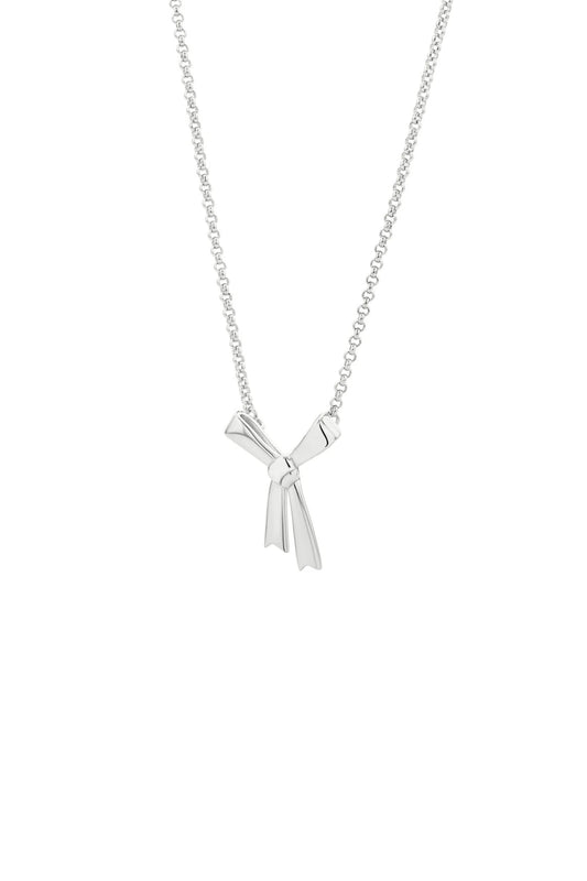 Karen Walker | Small Bow Necklace | Silver | Palm Boutique