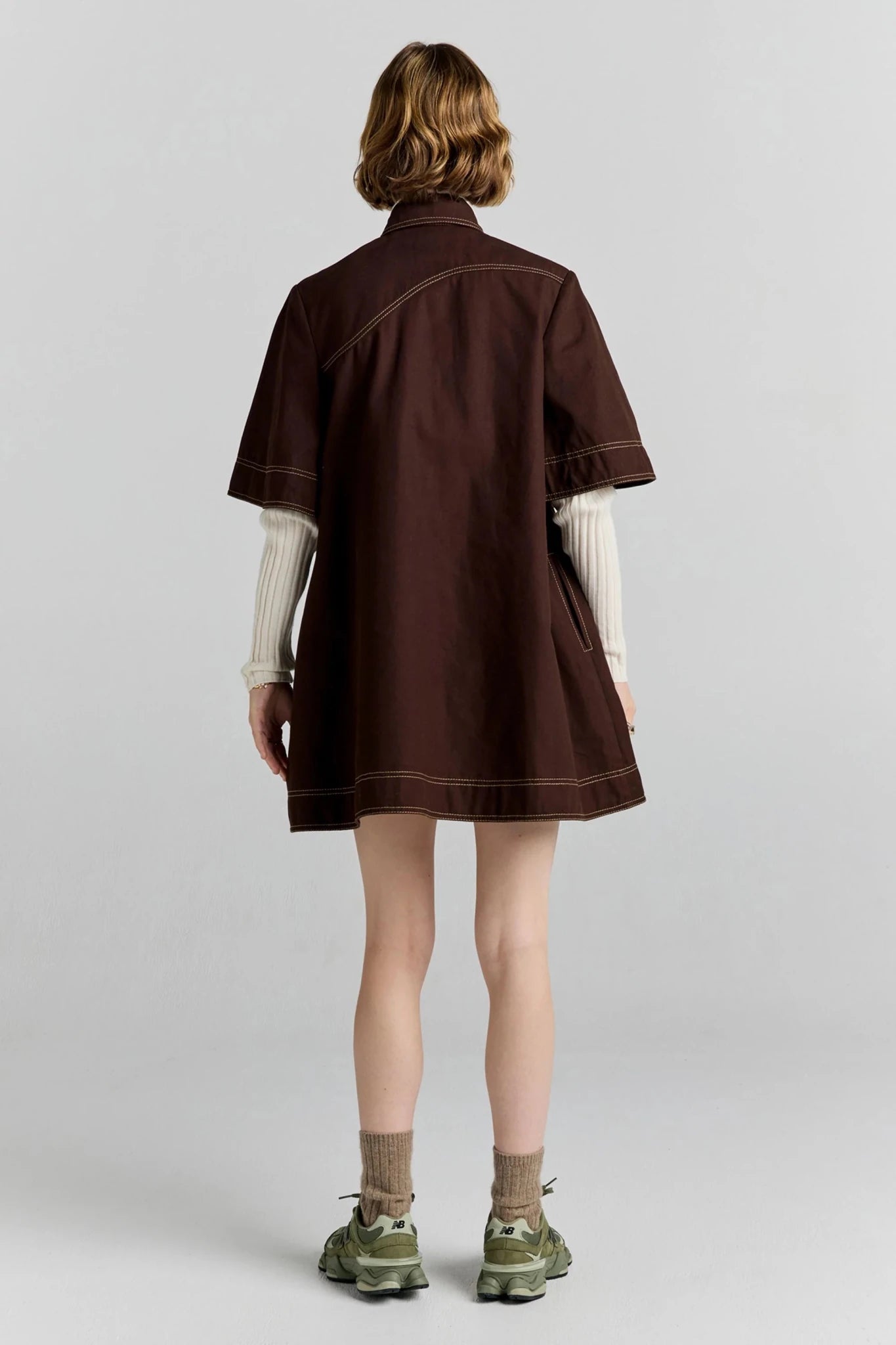 Karen Walker | Tempest Dress | Chocolate | Palm Boutique