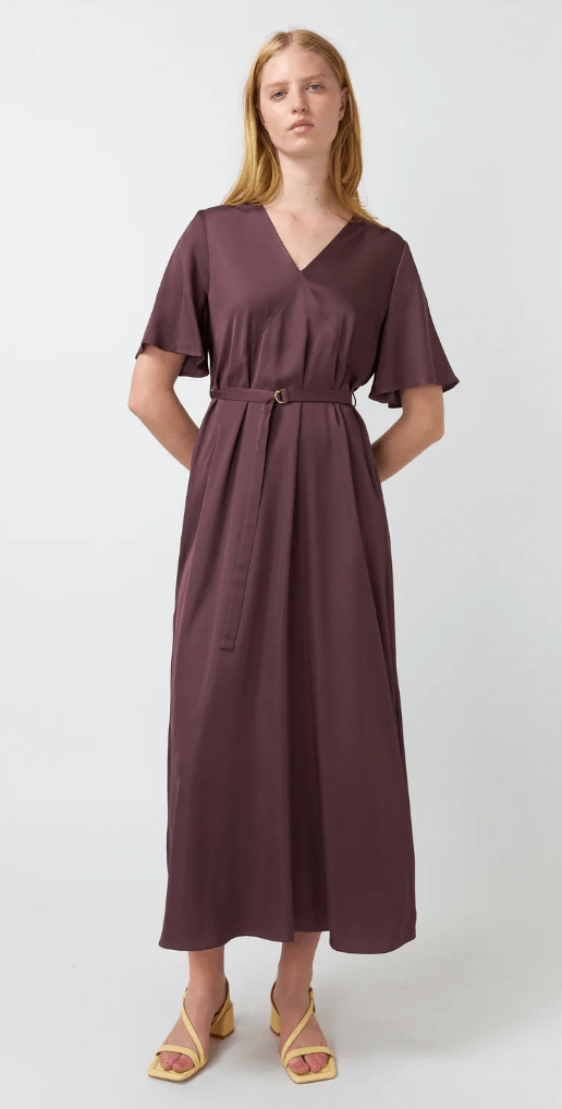 Kate Sylvester | Cleo Dress | Aubergine | Palm Boutique